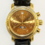Watch chronograph "Lunar" with a golden dial - Watch chronograph "Lunar" with a golden dial