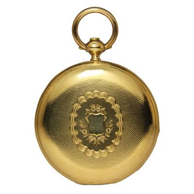 Gold Pocket Watch with key 
